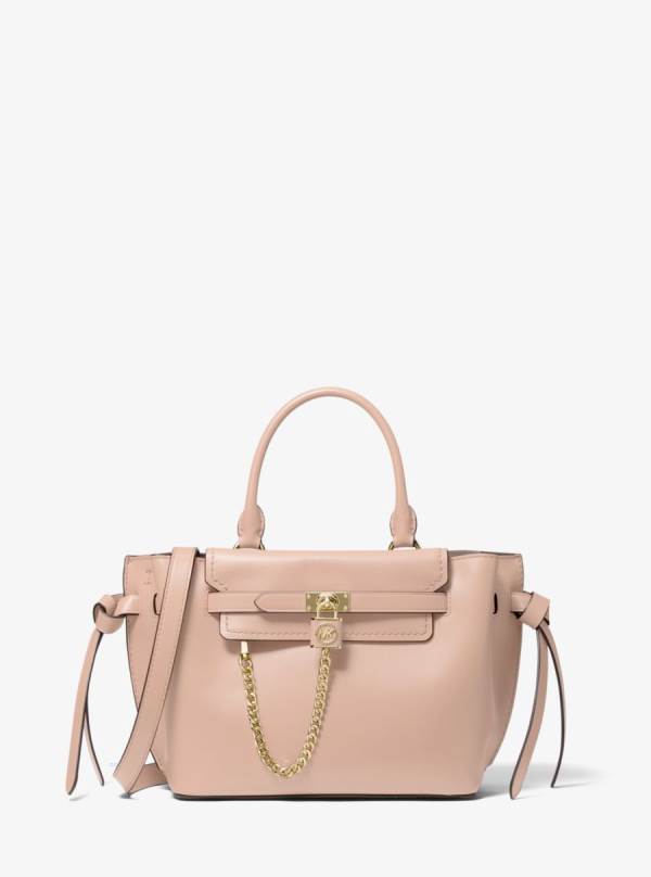 Damske Satchel Taske Michael Kors Hamilton Legacy Small Leather Belted Ruzove - Kabelky Michael Kors Obchod | NFLXY-0547